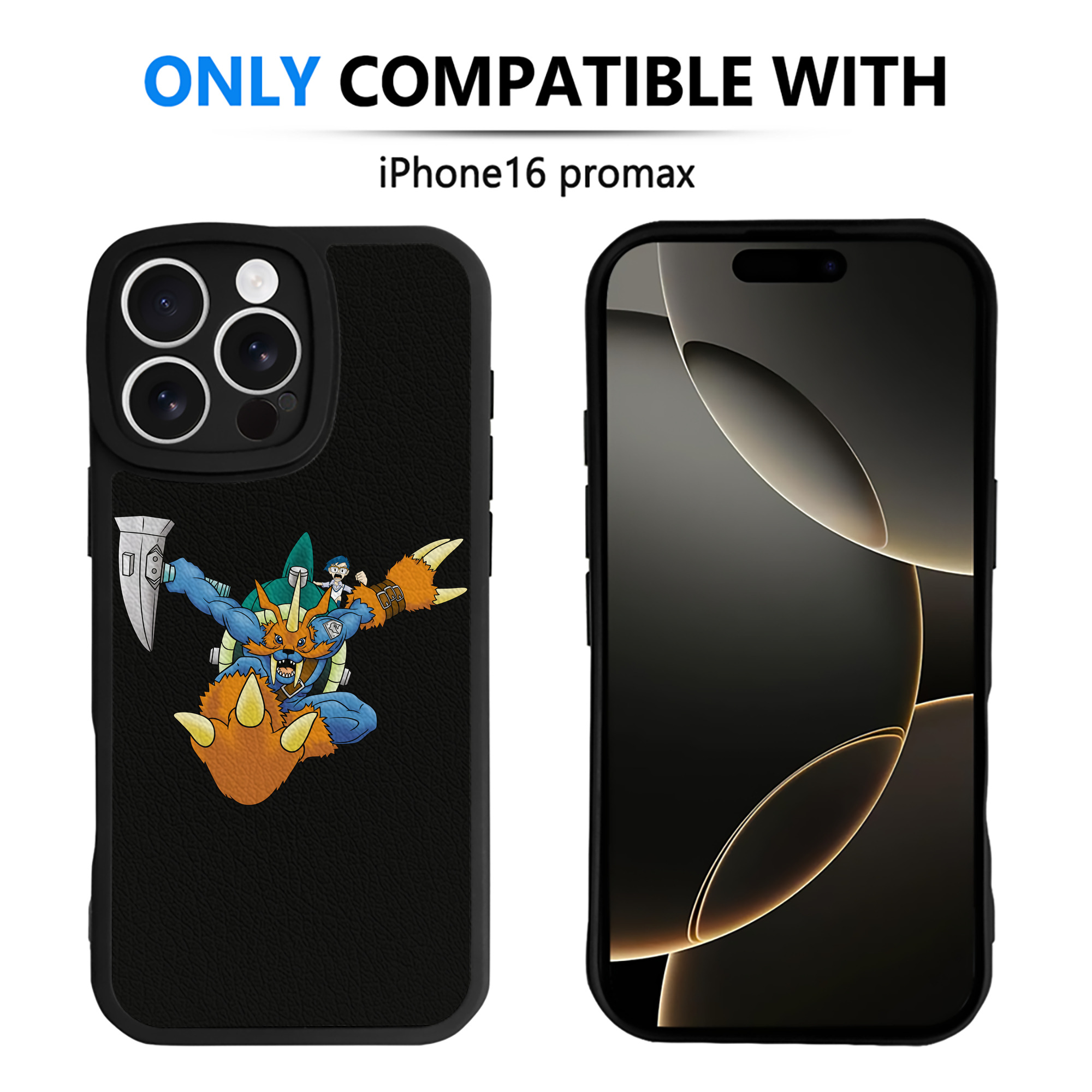 （画像用） Digimon デジタルモンスター/デジモン 【iPhone 16シリーズ対応】シリコンスマホケース（レザー調） 材質：シリコン